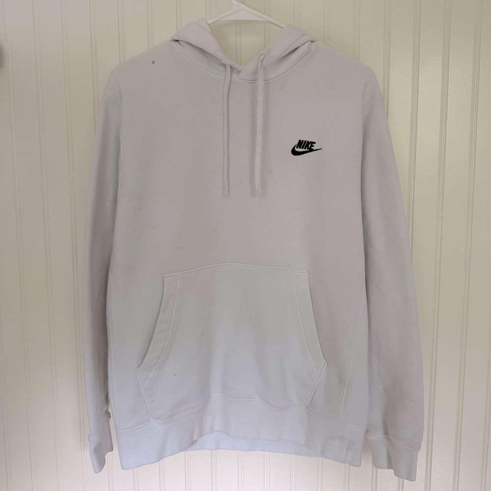 Nike Men's White Hoodie